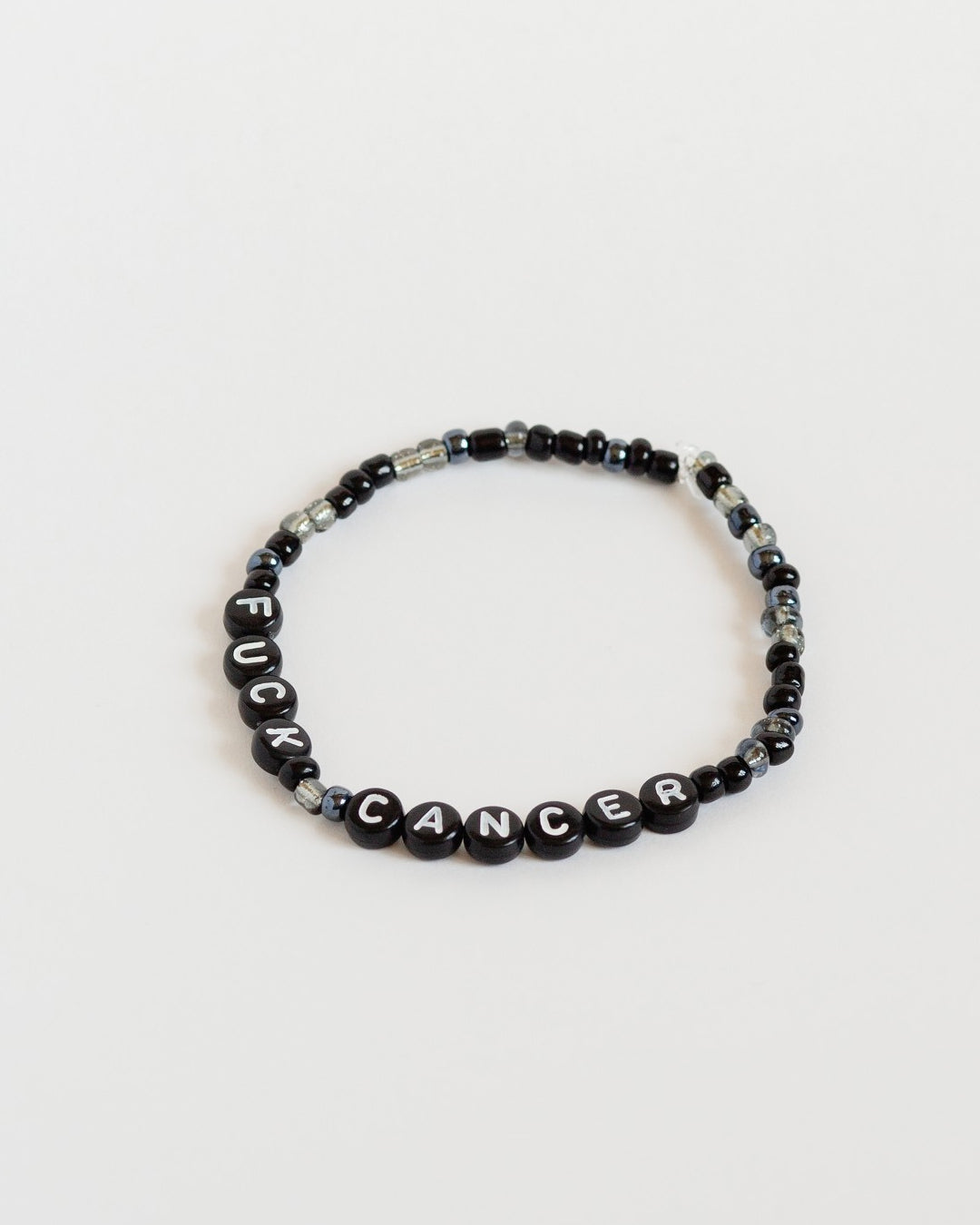 Silversvart armband