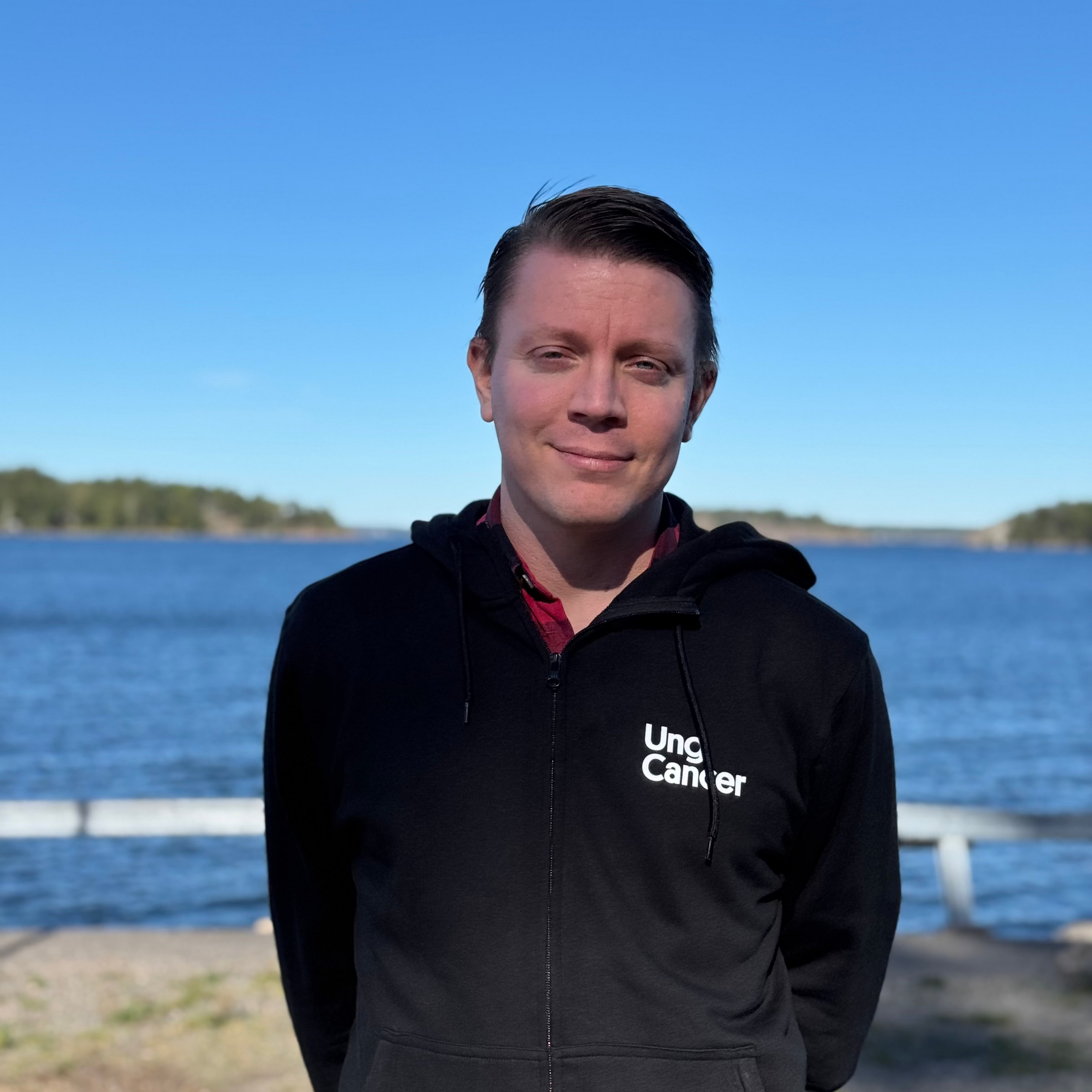 Ung Cancer verksamhetsutvecklare Erik Åhlin