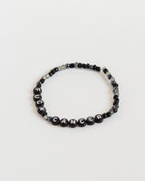 Silversvart armband