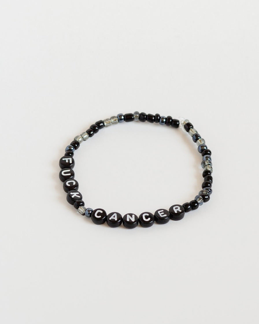 Silversvart armband